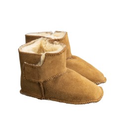 New Zealand Boots Baby slippers cognac