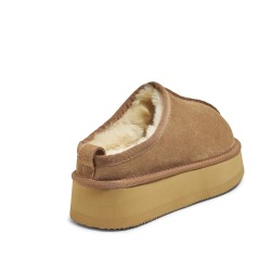 New Zealand Boots Plateau Clog Cognac - PREORDER